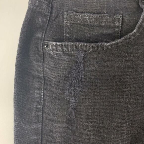 Black High Rise Cut Off Shorts Mossimo Juniors 9 - Picture 5 of 5